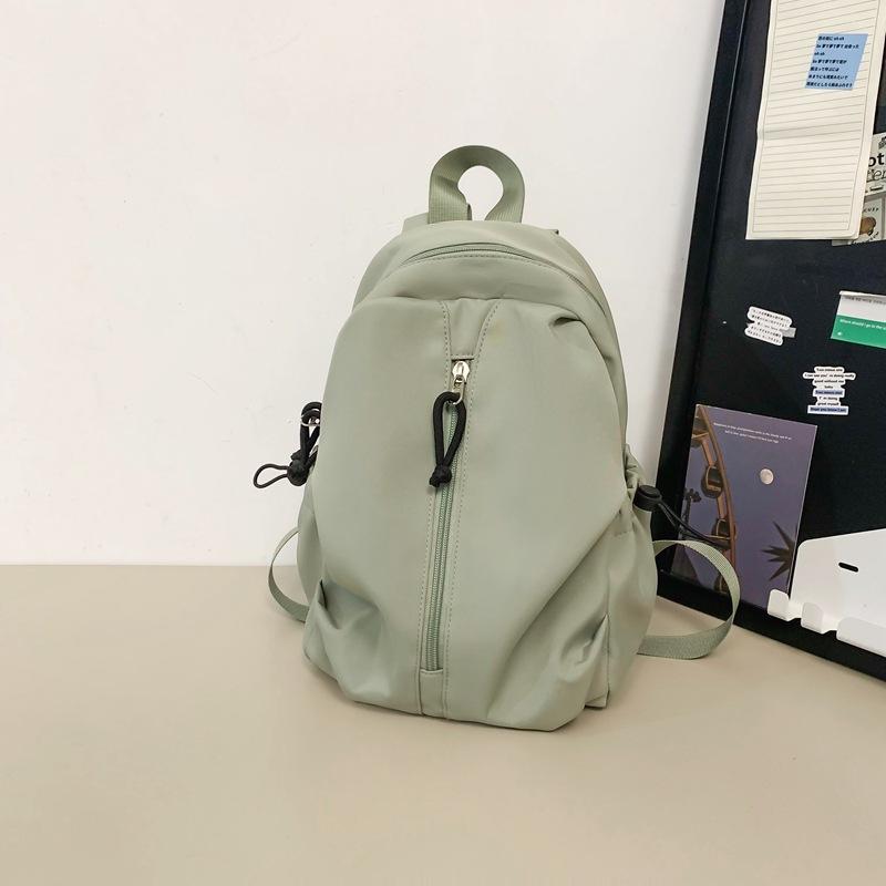 

Новый однотонный рюкзак для старшеклассника большой вместимости, высококачественная универсальная сумка для отдыха, дорожная сумка зелёный