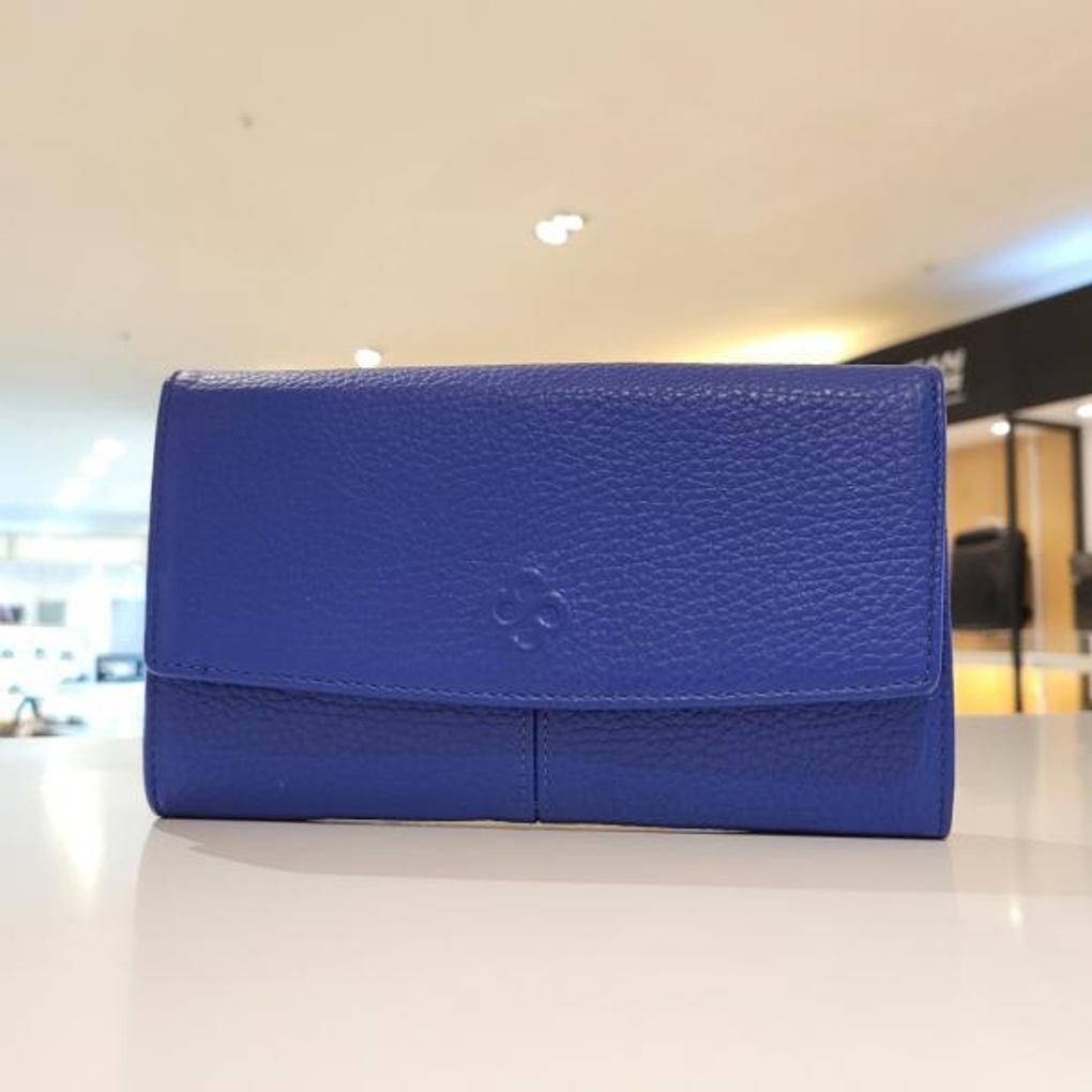 Mari Eclaire Highly Recommended Casual Cowhide Long Wallet with Bankbook Storage