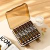 Weijian Weekly Pill Organizer Box, 7-Day Morning Noon Evening Portable  Dispenser for Travel and Elderly Storage