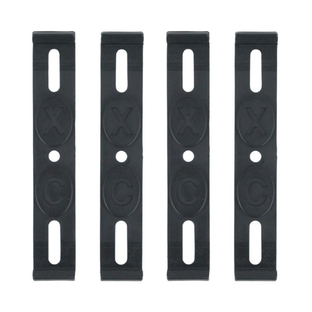 4PCS Simple License Plate Holder Frameless License Plate Bckle New License Plate Frame  for Car
