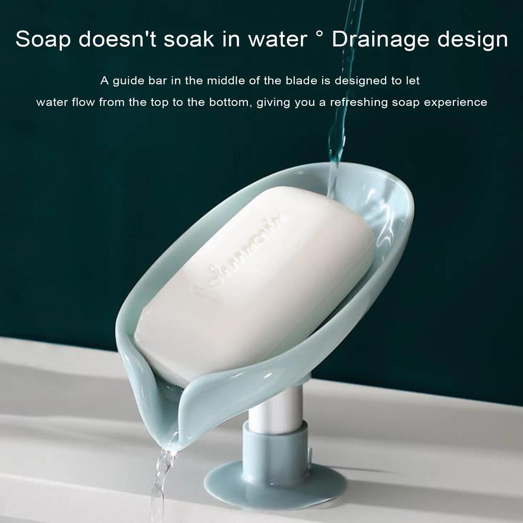 Leaf Shape Soap Box Drain Soap Holder Box Bathroom Shower Soap Holder Box Angle Leaf Shape Soap Box Drain Soap Holder Box Bathroom Shower Soap Holder Box Angle