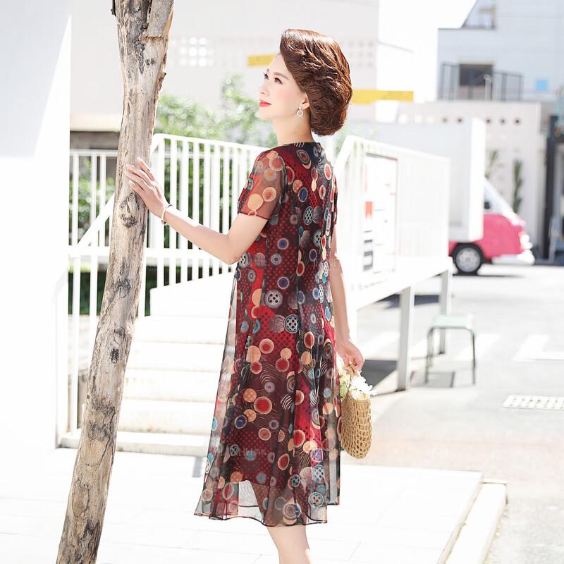 Elegant Polka Dot A-Line Midi Dress for Women