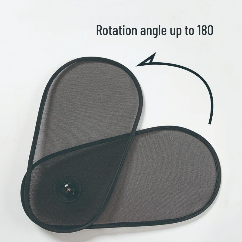 Adjustable Car Side Window Sun Shade with Suction Cup - Sun Protection & Heat Insulation Without Blocking View