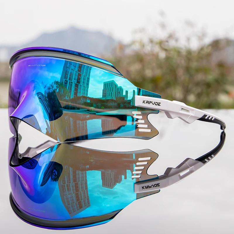2026 Kapvoe Sport Sunglasses Road Bike Mountain Bicycle Cycl Glasses Riding Goggle Sports Eyewear for Man Women Cycling Glasses