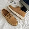 Mode Herrenmode Outdoor Wüstenschuhe Schnürschuhe Kuhveloursleder flache Schuhe atmungsaktive Plateau Arbeitssneaker Streetstyle Schuhe