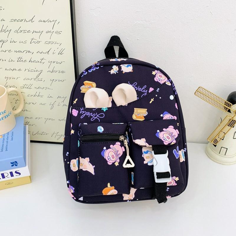 Popular Children'S Backpack Cartoon Cute Foreign Style Print Boys And Girls Backpack Primary School Bag Tide
