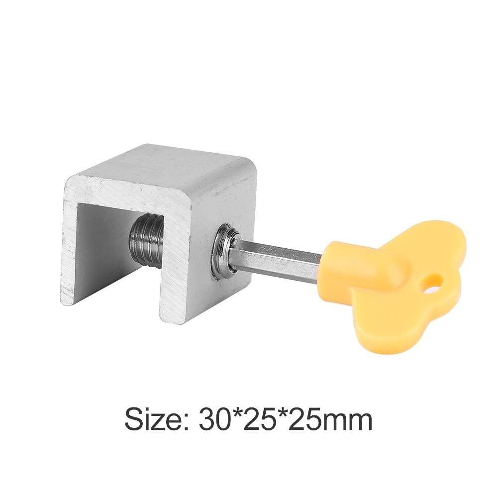Door Window Lock Restrictor with Key Window Cable Limit Lock Adjustable Alloy Security Multi-function for Bedroom and Office