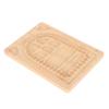 Bead Board Durable Exquisite Bamboo Bead Design Board Multipurpose Beading Tray for Bracelet