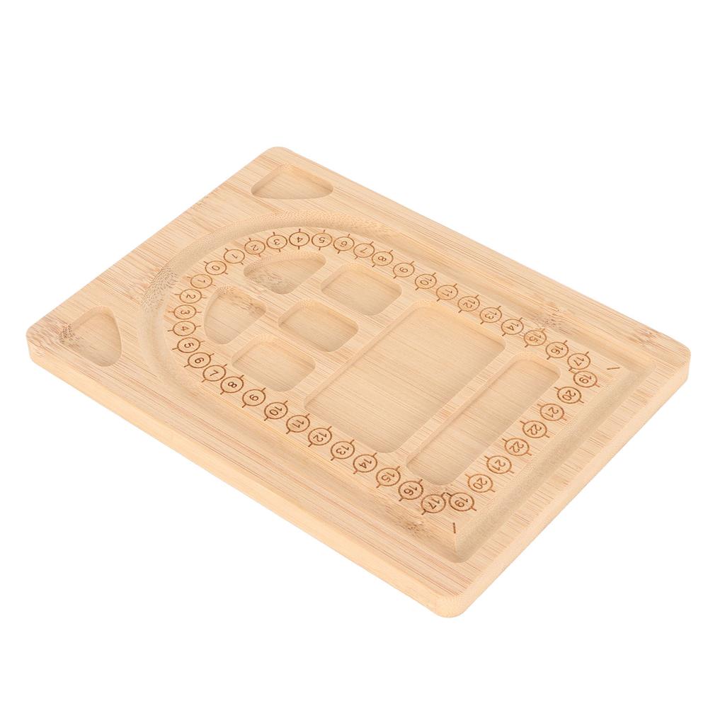 Bead Board Durable Exquisite Bamboo Bead Design Board Multipurpose Beading Tray for Bracelet