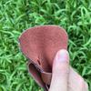 Two-Layer Cowhide Kitchen Knife and Sheath Set - Portable Outdoor Fruit Knife Set