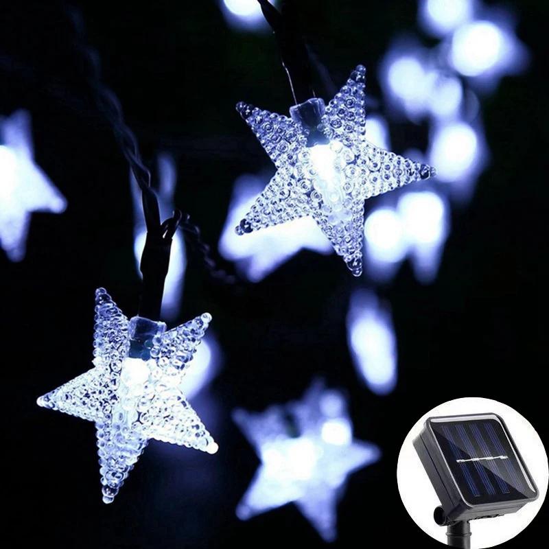Xiaomi LED Solar Star String Lights Outdoor Waterproof Solar Powered Fairy Lights for Patio Garden Yard Porch Christmas Wedding Decor