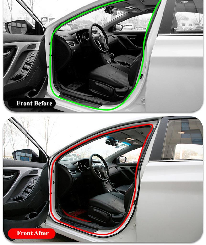 10M Zesílený Samolepicí Gumový Těsnící Pás pro Automatické Dveře Dvojitá Vrstva Těsnění 12×10mm