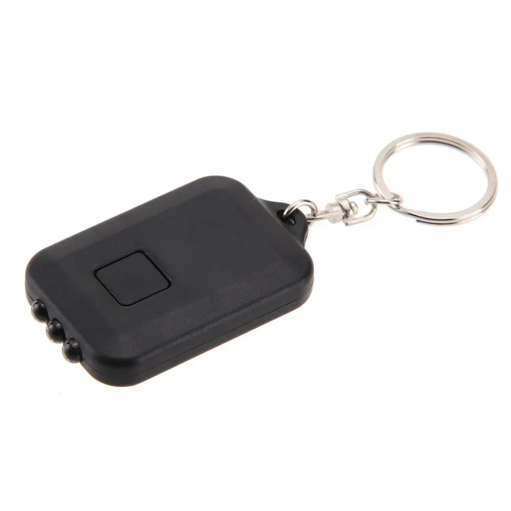 Mini Solar Charging LED Keychain Flashlight Outdoor Emergency Torch Small Torch Camping Flashlight Keyring Flashlights