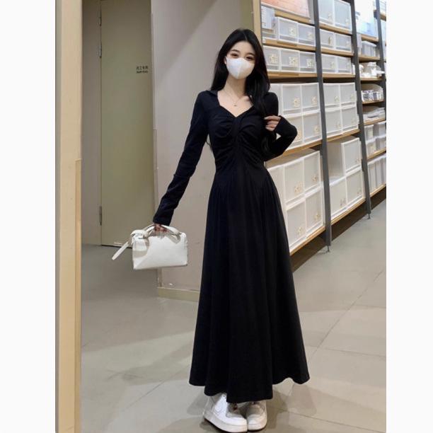 High-End Francouzská Móda Plus-Size Dámské Ležérní Luxusní Šaty - Styl Internetové Celebrity (180 liber)