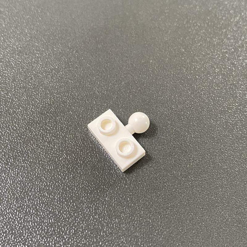 1x2 Plate with Small Ball Joint - Compatible with LEGO 14417 for DIY MOC Building Blocks 1 piece