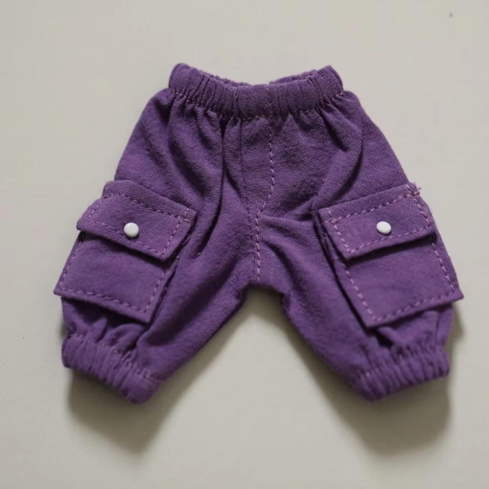 

Casual Wears Cotton Doll Pants Pocket Pants Doll Jeans Clothes Fashion Doll Trousers Kids Toys фиолетовый