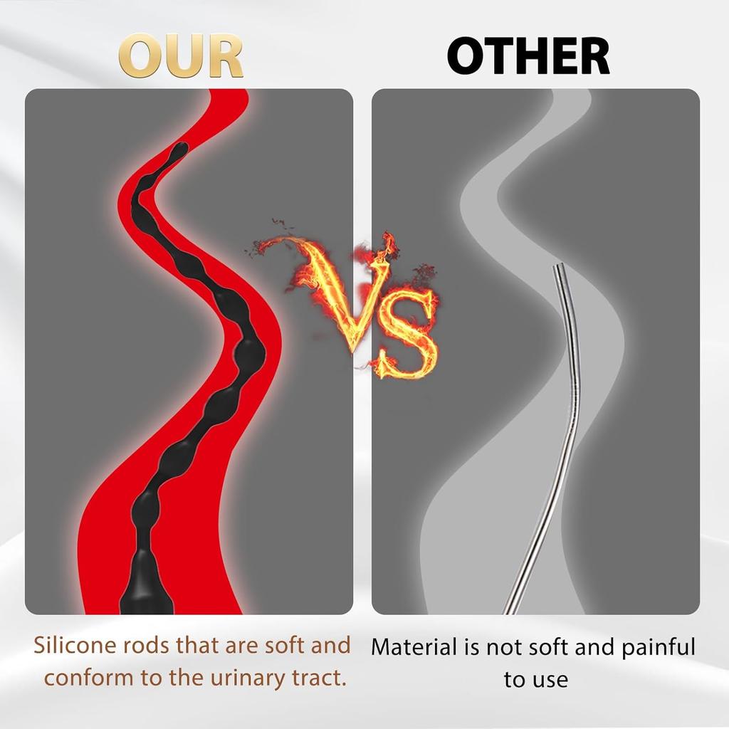 Pánský masturbátor Uretrální zástrčka Dilatátor 20 vibračních režimů USB Magneticky dobíjecí Uretrální vibrátor pro stimulaci penilní uretry Sexuální hračka pro dospělé