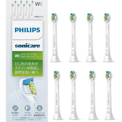 Ersatzbürste Sonicare White Plus Compact Mini Original WC-Weiß (8 Stück) HX6078/67