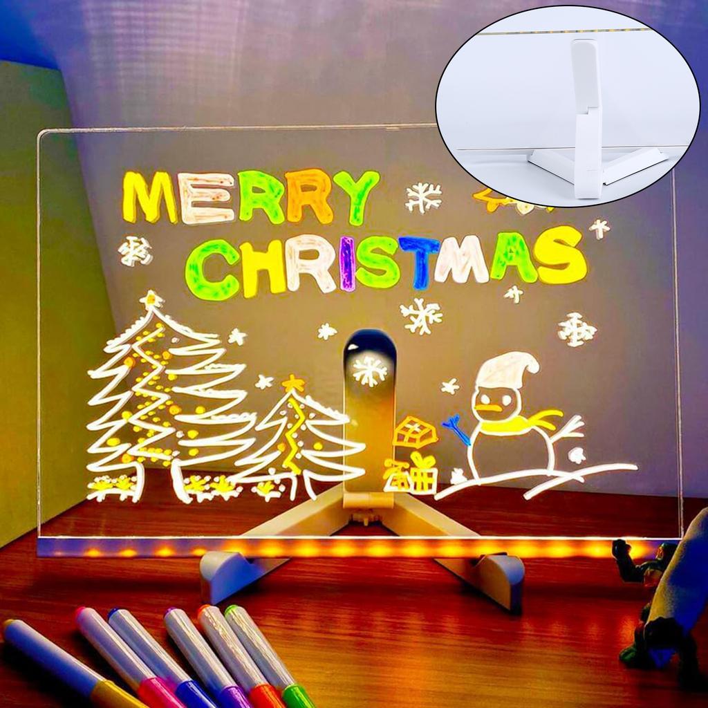 LED Note Board with Colors Memo LED Letter Message Board for Home Office Restaurants Bar