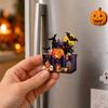 Holz Halloween Modellbausatz DIY Montage Ornament Kühlschrank Geschenk