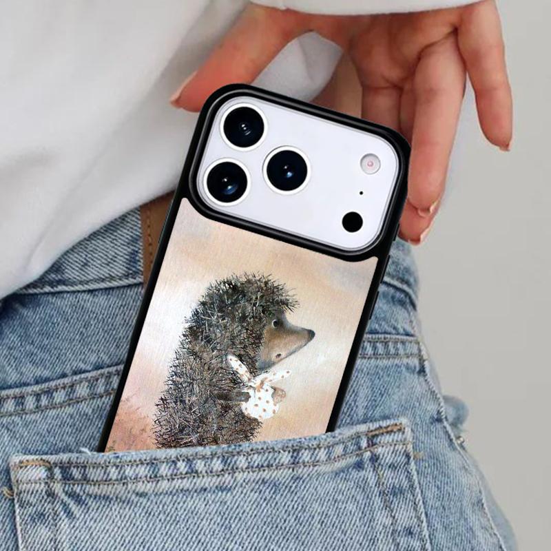 Hedgehog in the Fog Phone Case for iPhone 16e 15 14 13 12 17 Pro Max Plus Air 17pro Cover Coque