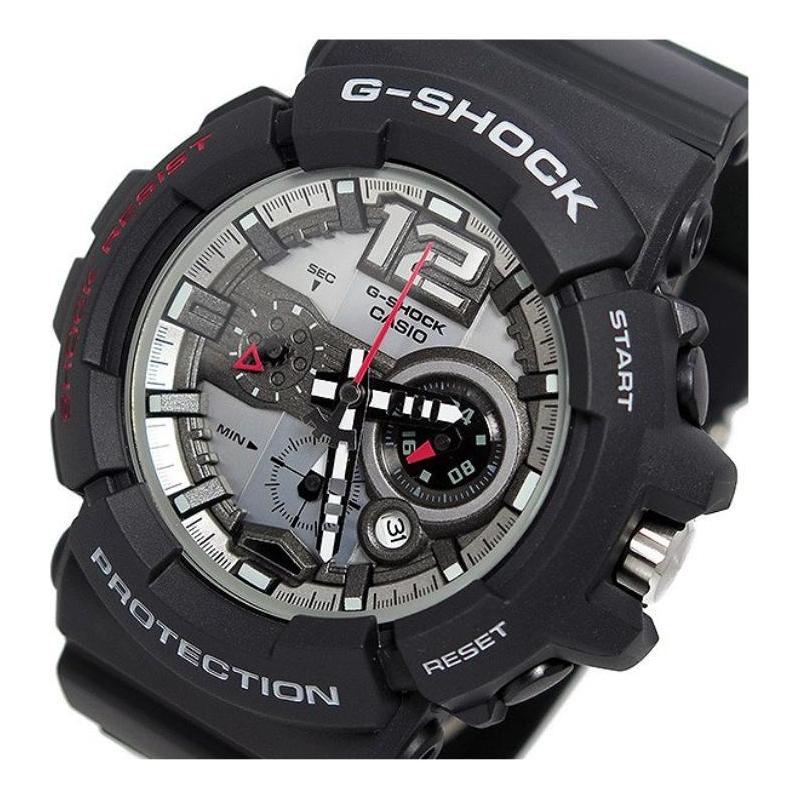 Casio CASIODIGITAL Series-Disc Series Black Warrior Waterproof and Shockproof Movement Quartz Movement Resin Strap Japanese and Korean GAC-110-1APR