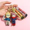 New Fashion Anime Jujutsu Kaisen Gojo Satoru Doll Plush Keychain Backpack Charm Cute Figure Toy Gift For Boys Girls Cosplay