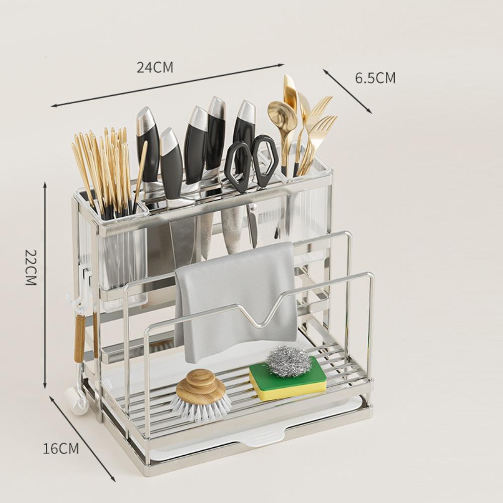 

Wall Mounted Storage Rack Space Saving Chopstick Holder Household