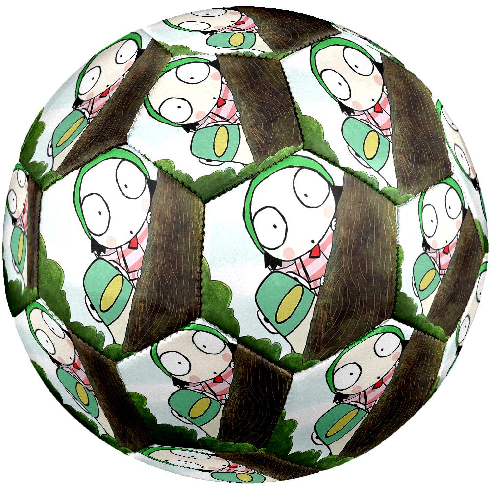 Sarah & Duck Theme Size 5 Soccer Ball, Suitable for Both Indoor and Outdoor Matches, a Gift Suitable for Everyone.