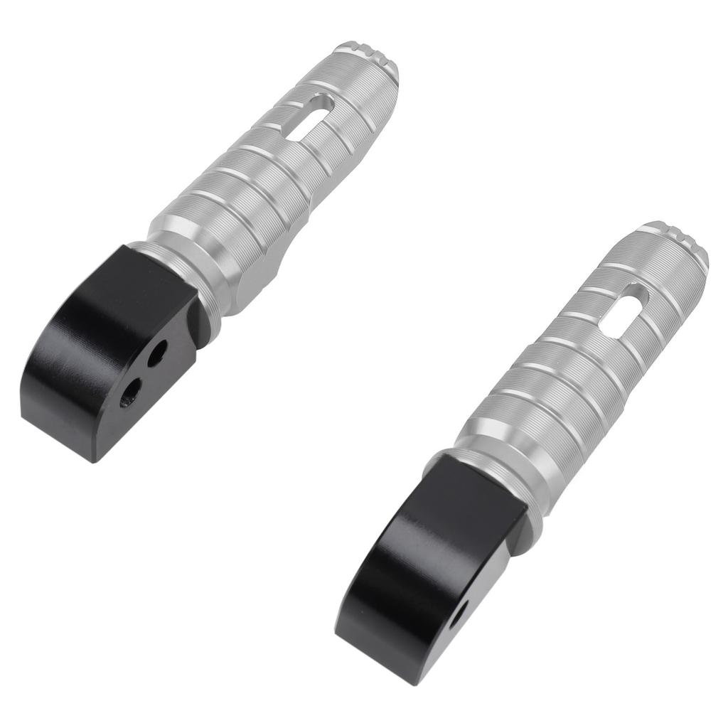 Motorcykel Bakre Pedal Halkskydd Aluminiumlegering Bakre Passagerarfotstöd Ersättning för VOGE 250RR 300AC 500AC Grå