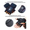 1 Paio Guanti Fitness Antiscivolo Allenamento Forza Mezza Dita Outdoor Sollevamento Pesi Allenamento Sportivo