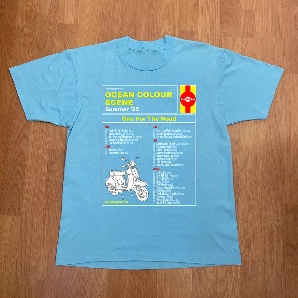 Ocean Colour Scene Band One For The Road Tour Size S-5XL SS1161 Unisex T-Shirt XL