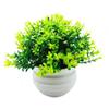 Plastic Artificial Potted Flowers Pink Fake Flower Bonsai Artificial Faux Plants  Indoor Decoration