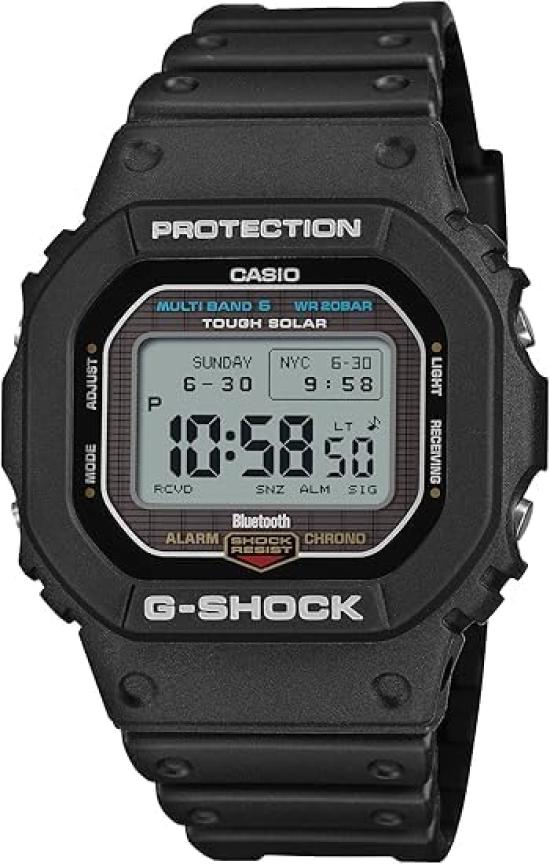 

[CASIO] G-SHOCK Watch MIP LCD Bluetooth-Equipped Radio-Controlled Solar-Powered Environmentally Conscious Material GW-BX5600 Black (GW-BX5600-1)