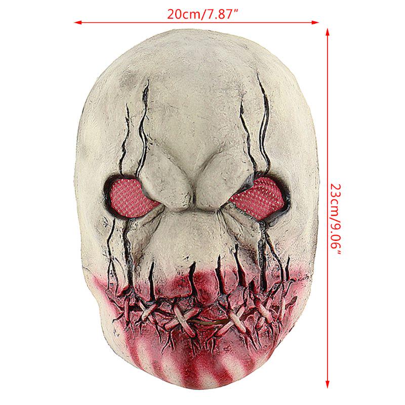 Halloween Adam Barbara Latex Full Head Mask Adult Horror Fancy Dress Party Props