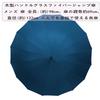 Lakumai Umbrella Long Umbrella Rain and Strong Wind Long Umbrella 310T High Strength Glass Fiber Container 16 Ribs Umbrella One Touch 16 Rib Umbrella