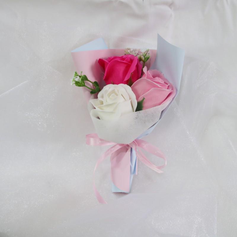 Rose Soap Flower Bouquets: Queen Christmas & Teacher s Day Gift