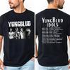 YUNGBLUD IDOLS UK Tour 2026 Tričko UK Irsko Hudební Kapela Fanoušci Koncert Dárek Vrchol