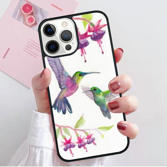 Hummingbird Coque Shell For iPhone 17 Air 15 16 14 13 12 Pro Max 11 Pro Max Plus Phone Case Cover