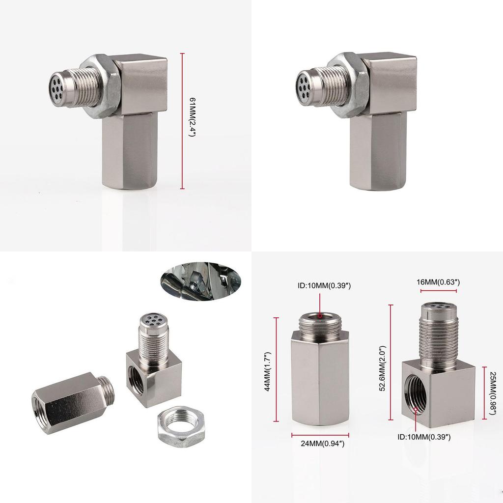 Ideal Gift 90 Sensor Spacer Engine Light Cel Check Bung Mini Catalytic Converter For Car Enthusiasts