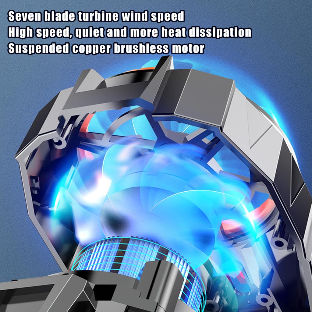 Phone Cooler Wireless Silent Cooling Clip for Gaming  Cooling Pad for Mobile Phones  Portable Phone