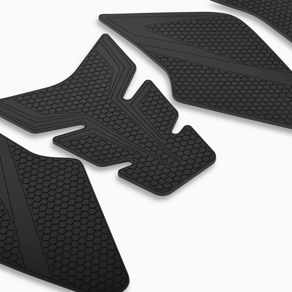 LEDISHUN Traction Pad Street Bike Kit for Suzuki GSX-8S (2023~) and GSX-8R (2024~) 8BL-EM1AA Tank Pads (Black, Left, Middle, Right, Bottom, Set of 5)