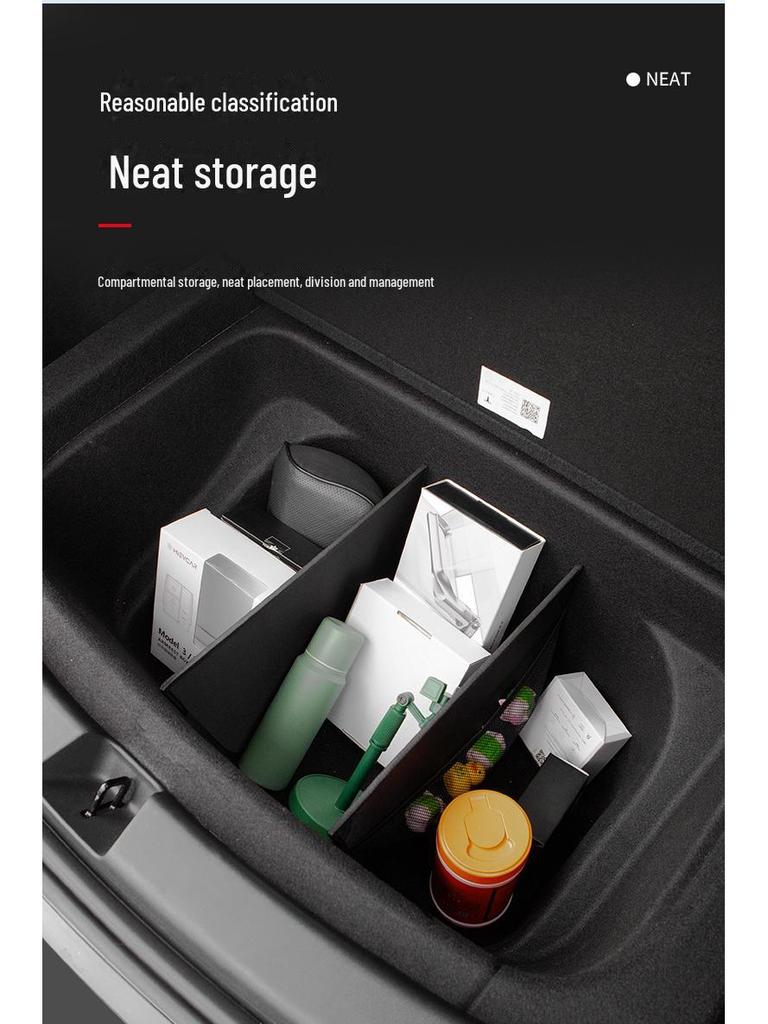 Compatible Trunk Storage Divider for Tesla Model Y