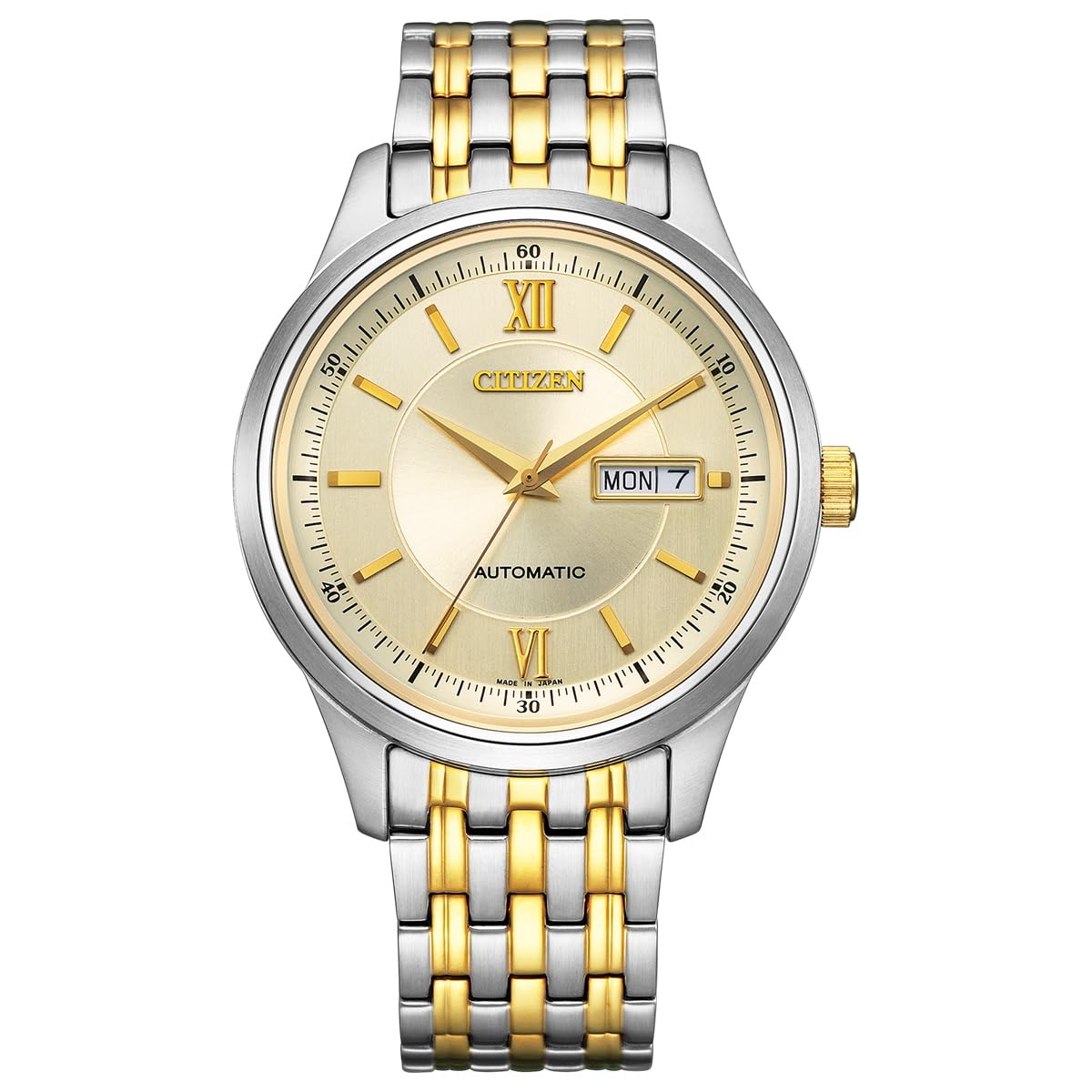 

Citizen Automatic Water Silver NY4057-63P Men s Watch, Resistant, Gold,