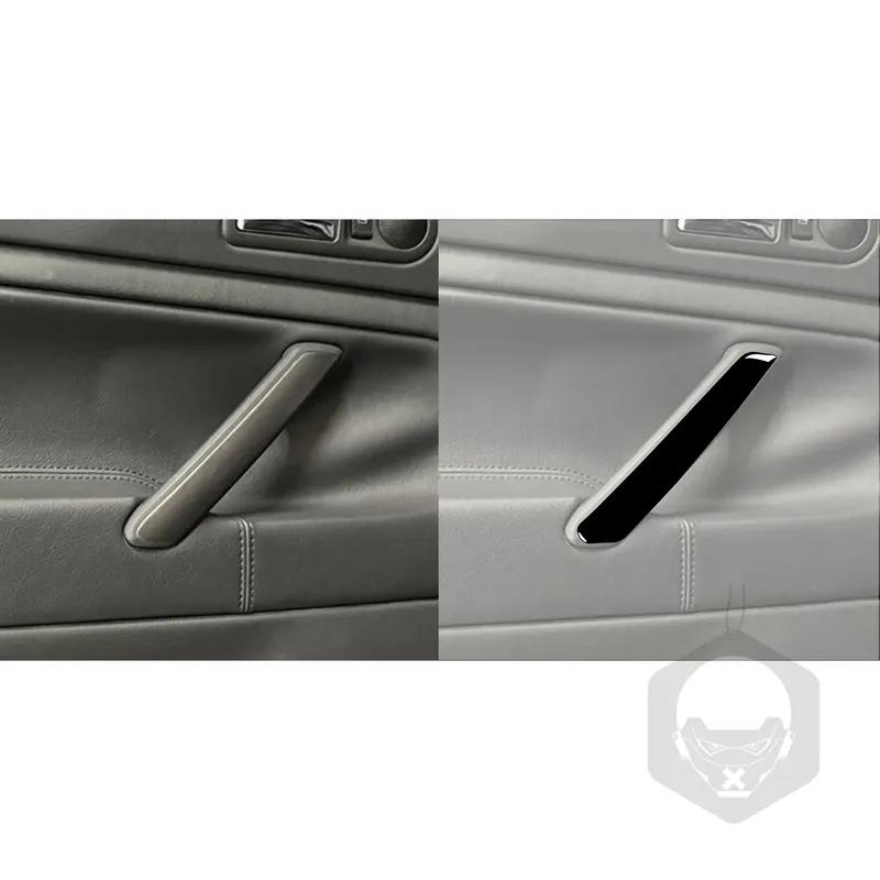 For Volkswagen Passat B5 2001-2005 Accessories Gloss Black Plastic Car Interior Lifting Gear Cupholder Panel Trim Sticker