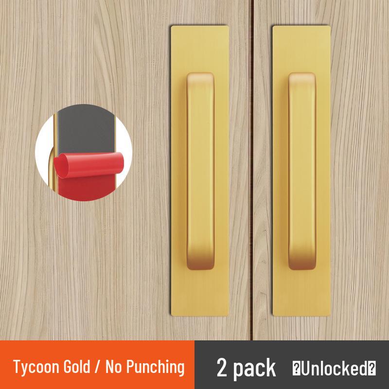 Self-Adhesive Door Pull Handle for Bathroom, Bedroom, or Sliding Doors