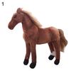 3D Simulation Horse Animal Plush Stuffed Doll Kids Toy Room Decor Photo Props