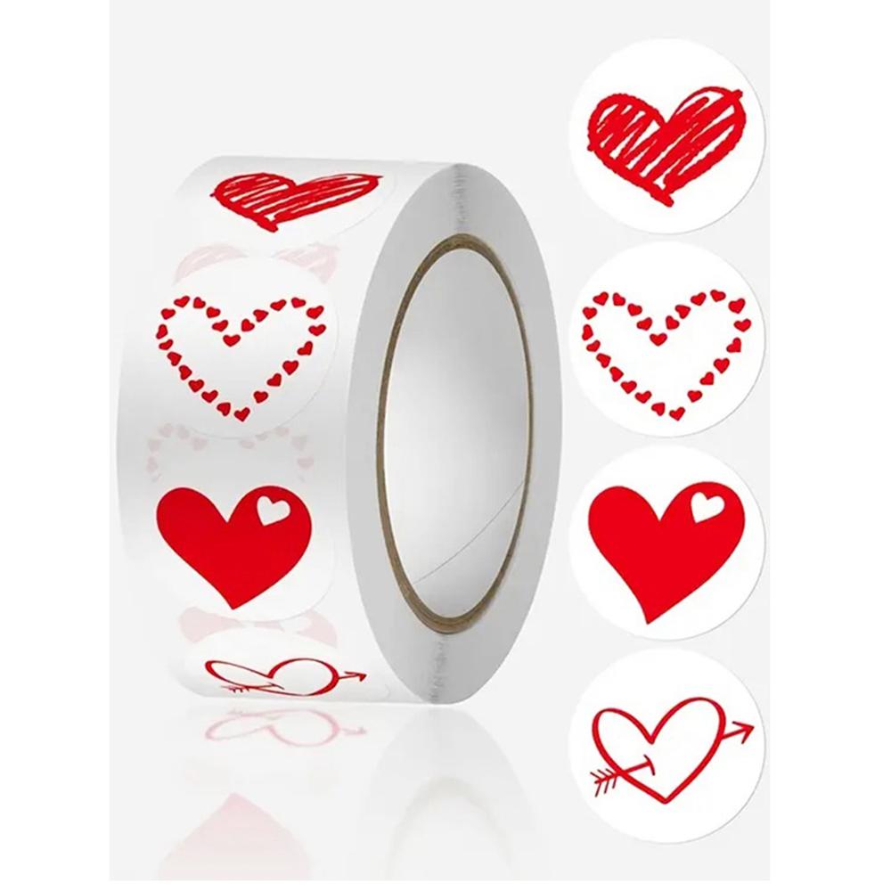 Vlastní logo Razítko Estetické papírnické samolepky Love Valentine's Day Aesthetic X044