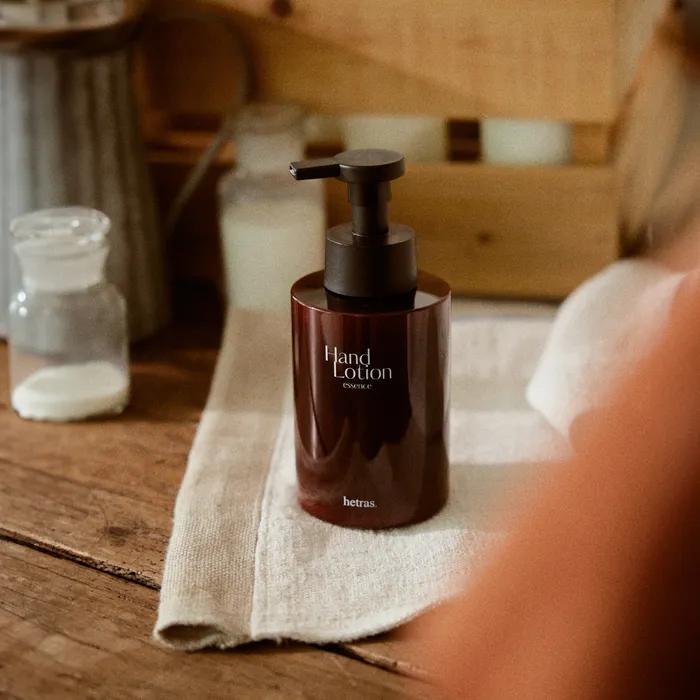 hetras Perfume Essence Large Capacity Hand Lotion 515ml Gift Edition High Moisture Goat Milk Hand Cream