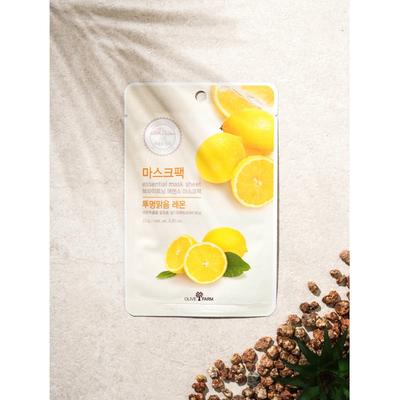 Daiso Olive Palm Essential Mask Sheet Lemon